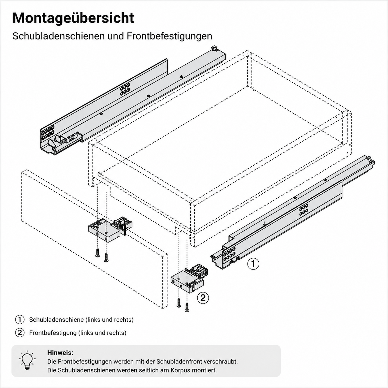Unterfluhrführung 30 kg | Triowood-500